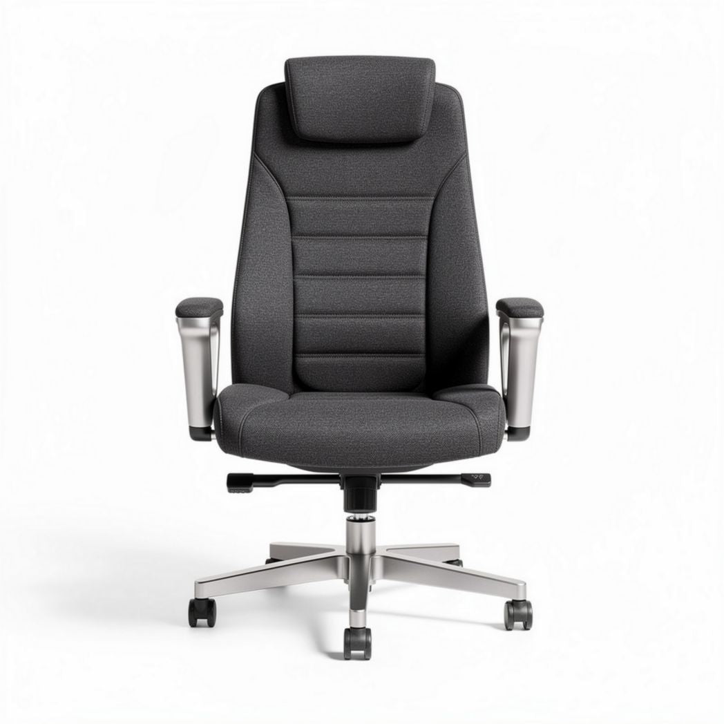 Mesh office chair with adjustable height and lumbar support 60 x 60 x 120cm
